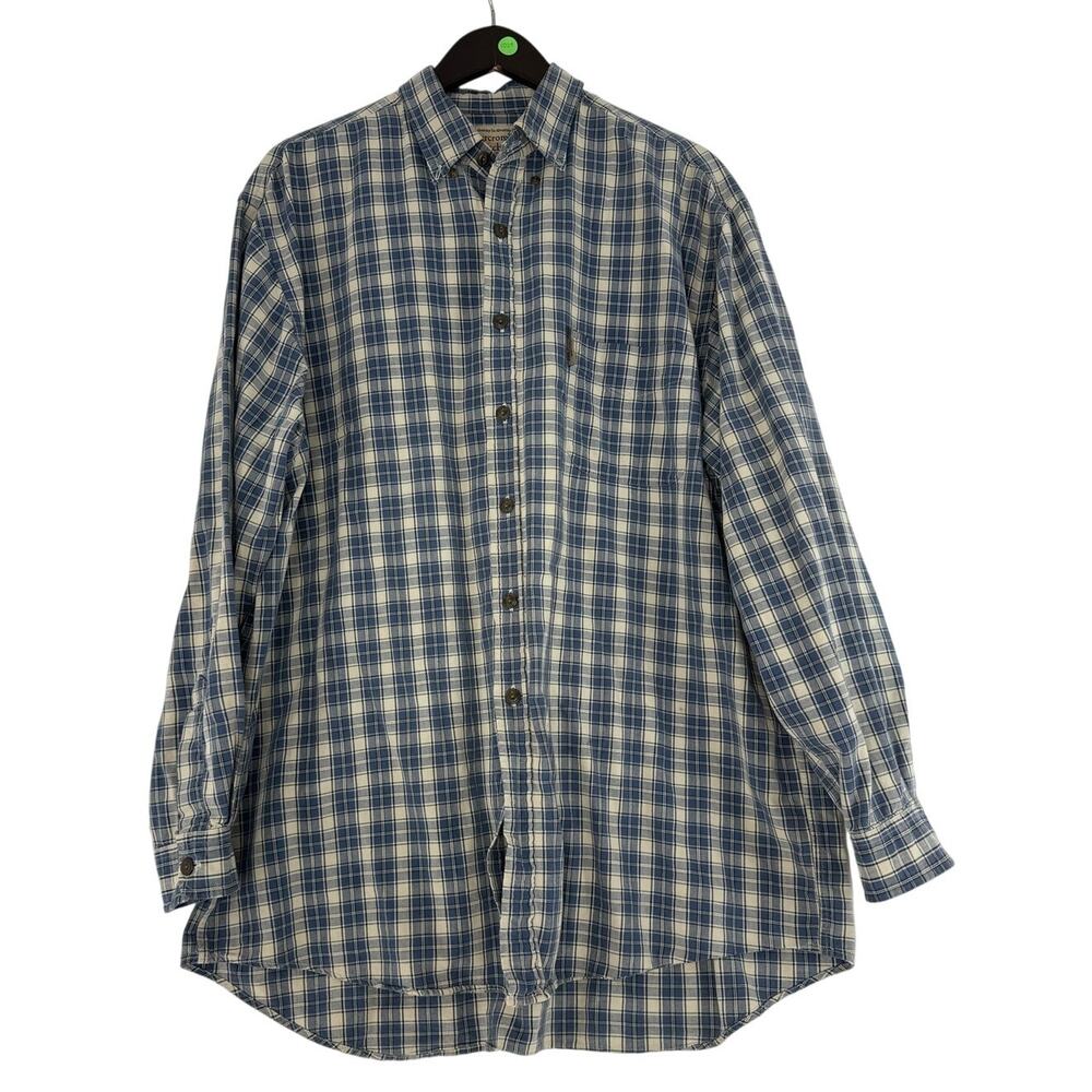 Vintage Abercrombie Original Big Shirt Plaid Button Up Men’s L